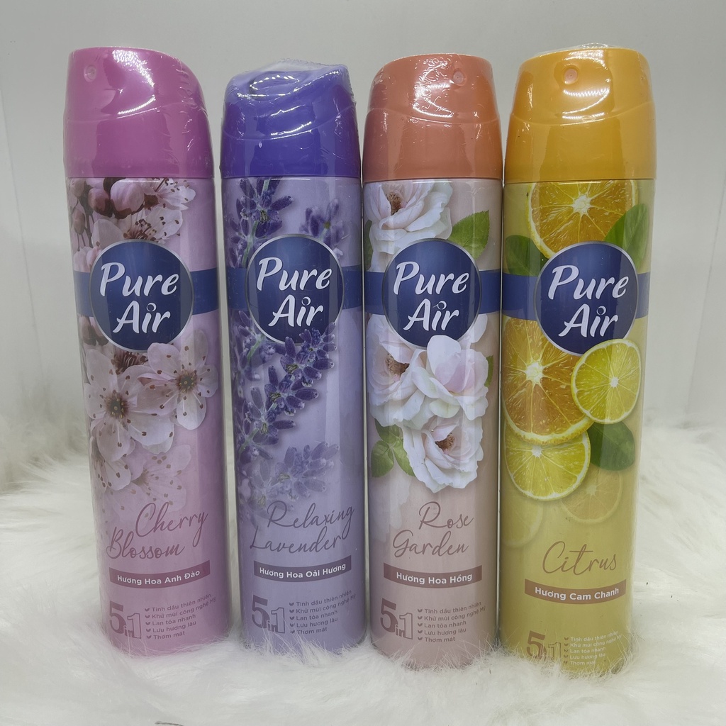 Xịt phòng hương nước hoa Pure Air 5IN1 280ml