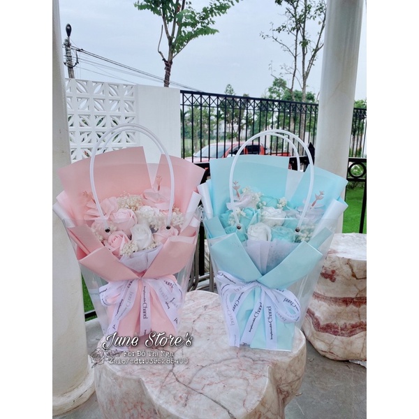 Bó Hoa 10 Bông Mix Hoa Khô