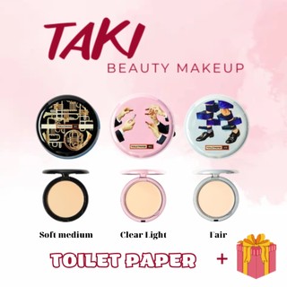 Có sẵn [3ce x toiletpaper) phấn phủ nén kiềm dầu 3ce makeup fix 9g