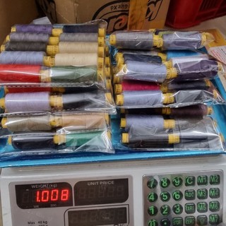 chỉ may cuộn 400 mét thanh lí ( hàng tặng 1k cho khách )