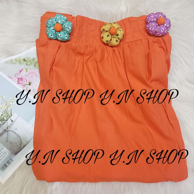Váy Babydoll Dây Bản To Đính Hoa Nổi NEW A25