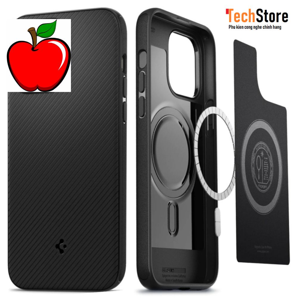 Ốp Spigen Mag Armor  cho IP 14 Pro Max/ 14 Pro/ 14 Plus/ 14