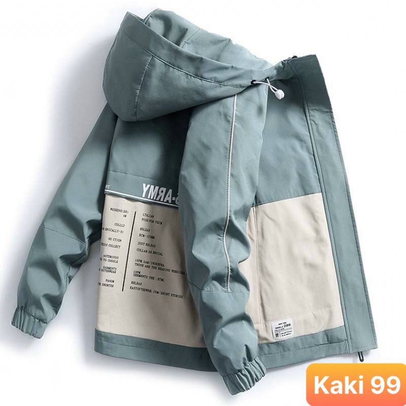 Áo khoác kaki nam nữ chất liệu kaki 2 lớp cao cấp màu đen from dáng bomber tay dài LAVADO912 Nhiều mẫu mới