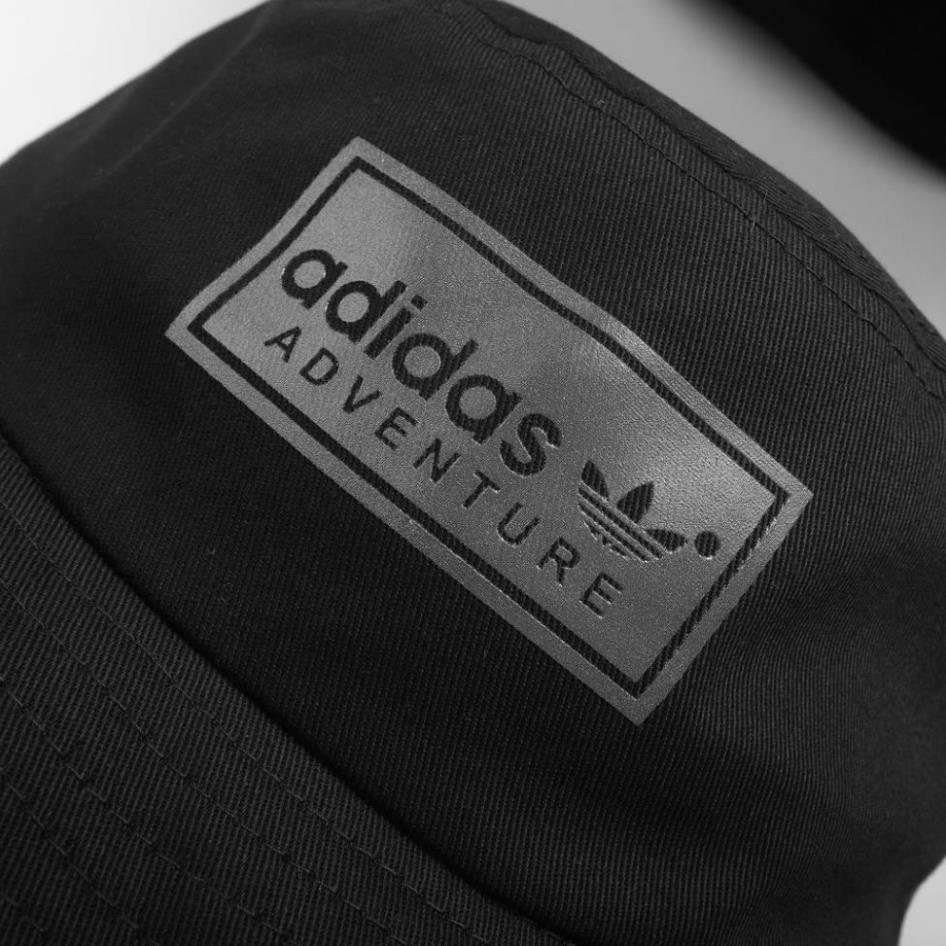 Mũ Bucket Adidas chất vải cotton Hàn Quốc cao câp, nón vành thể thao màu vàng, đen,trắng, xám , xịn mịn