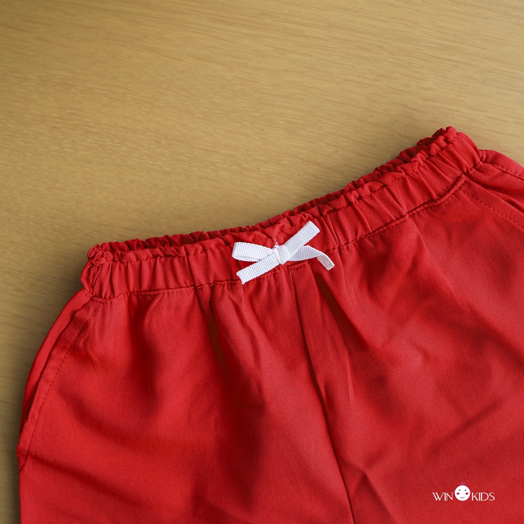 Đồ bộ bé gái hoa nhí nhiều màu áo croptop Thời trang trẻ em Winkids chuyên quần áo bé