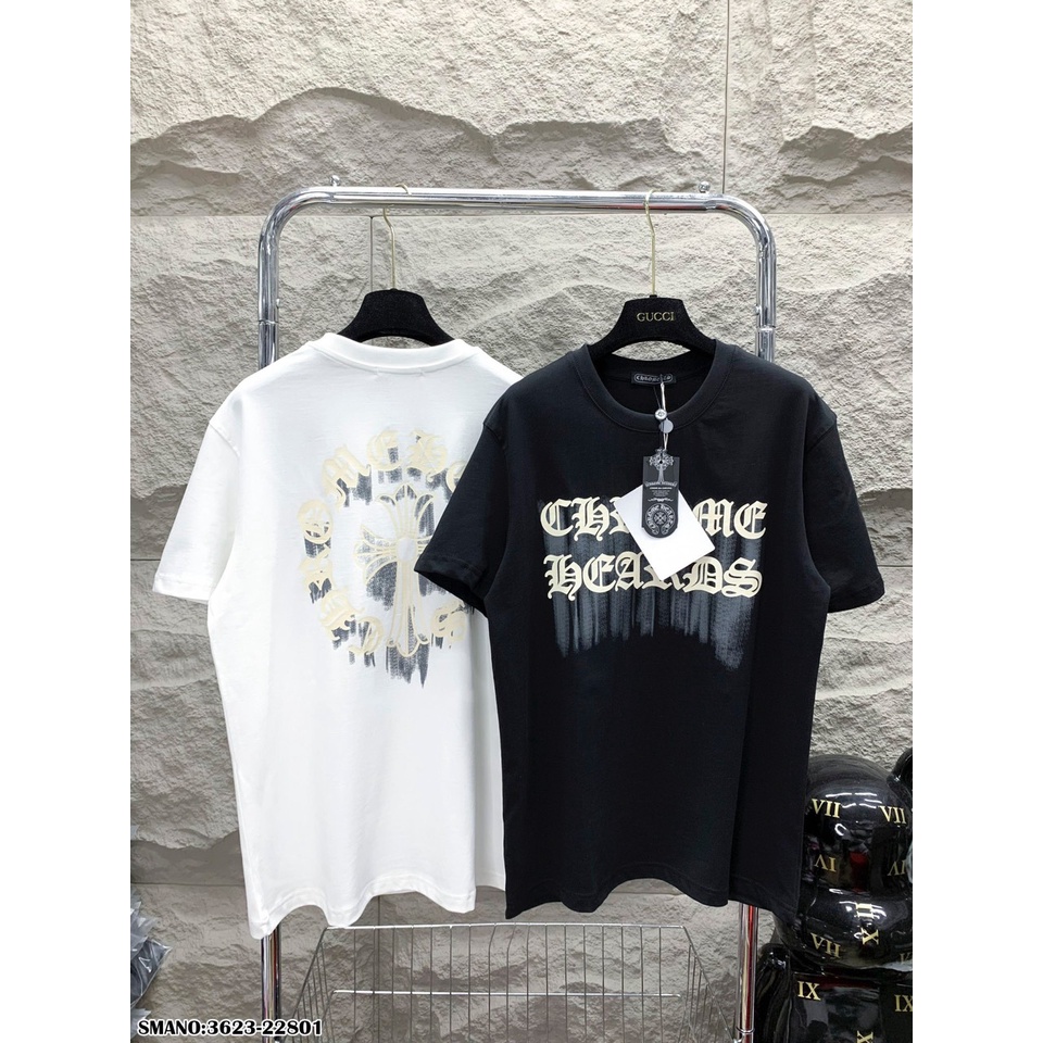 Áo Phông Nam In Chữ Thập Loang Vải Mát Mịn Phối Đồ Cực Đẹp