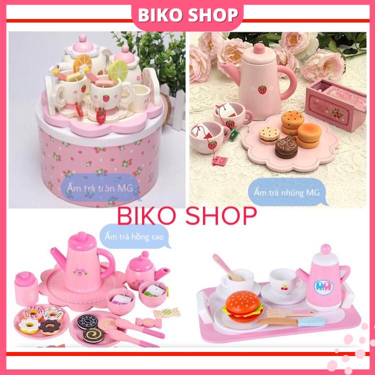 Đồ chơi ấm trà bằng gỗ cho bé