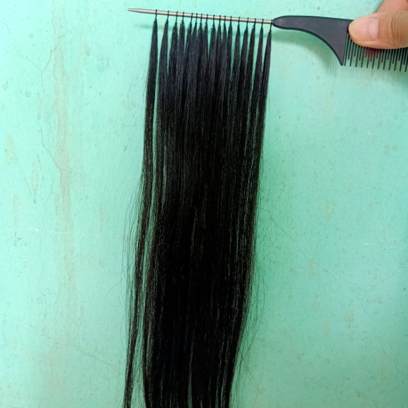 Tóc nối lông vũ 35cm hàng đẹp