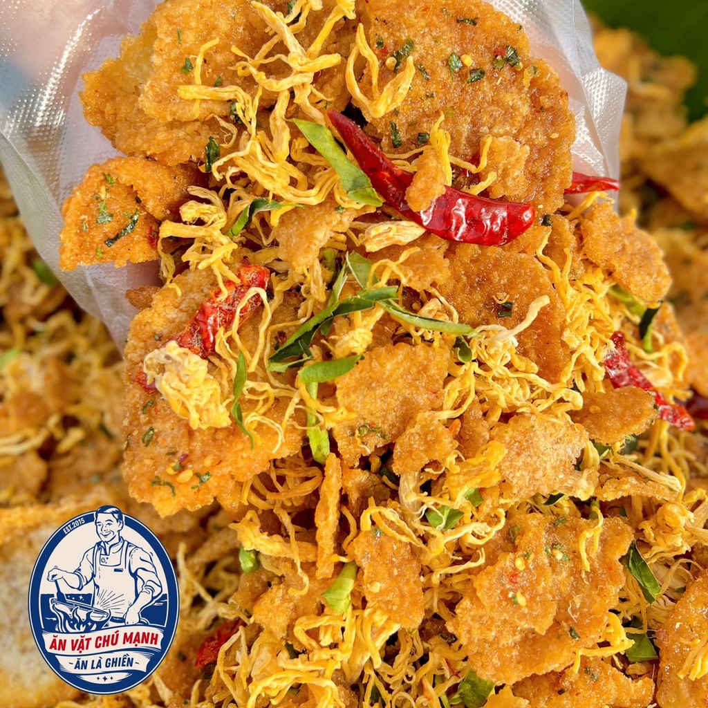 Cơm Cháy Mắm Khô Gà