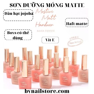Sơn dưỡng cứng móng haft matte cao cấp Hàn Quốc
