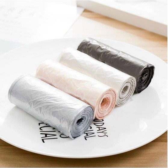Combo  5 cuộn túi đựng rác nilong siêu nhẹ, tiện lợi, an toàn – Max siêu thị tiện ích