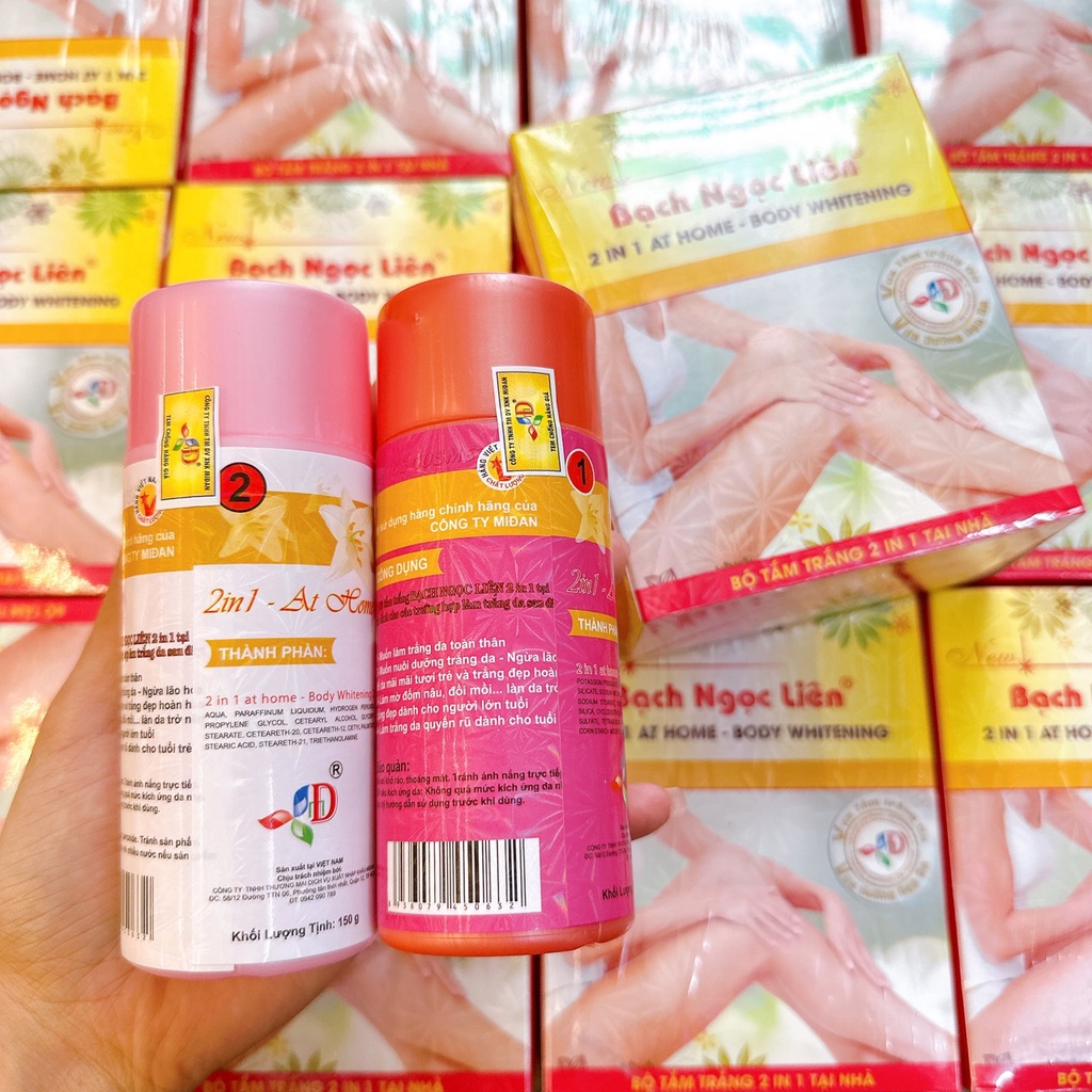 Tắm trắng body Bạch Ngọc Liên 2in1