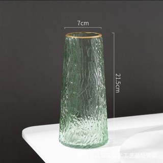 Set bình hoa thủy tinh trang trí tết