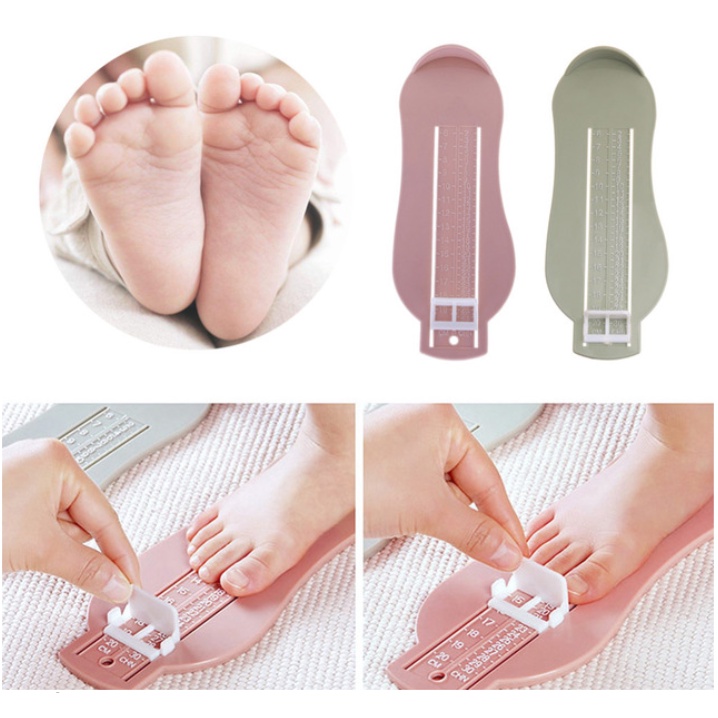 Thước Đo Kích Thước Bàn Chân Bé Chọn Size Giày Phù Hợp PINKWISH A256