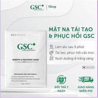 Mặt nạ tế bào gốc tái tạo, phục hồi GSC+ Hàn Quốc Rebirth Recovery Mask.