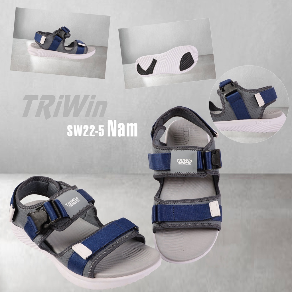 Sandal nam - TRiWin quai dù VNXK (Mẫu 2023) SW22-5