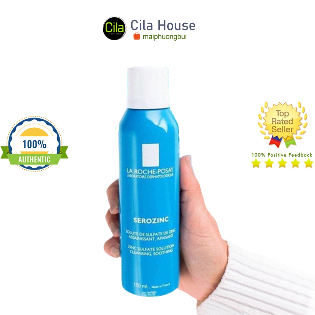 Xịt Khoáng La Roche Posay Serozinc cho da dầu, da mụn, nhạy cảm 150ml - Cila House