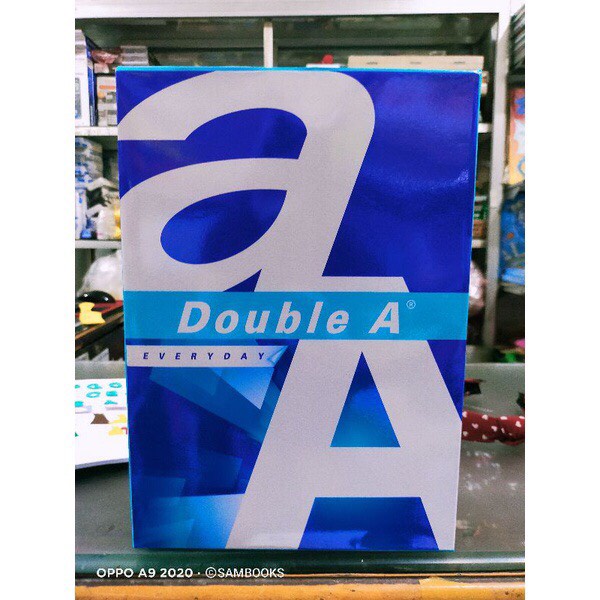 Giấy a4 Double A , giấy in bám mực bản in sắc nét in trơn chống kẹt đl70gsm