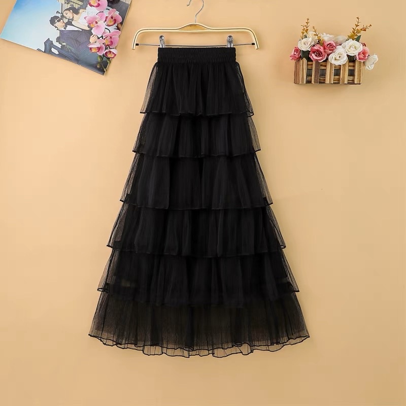 Chân váy ren tầng tiểu thư size SM