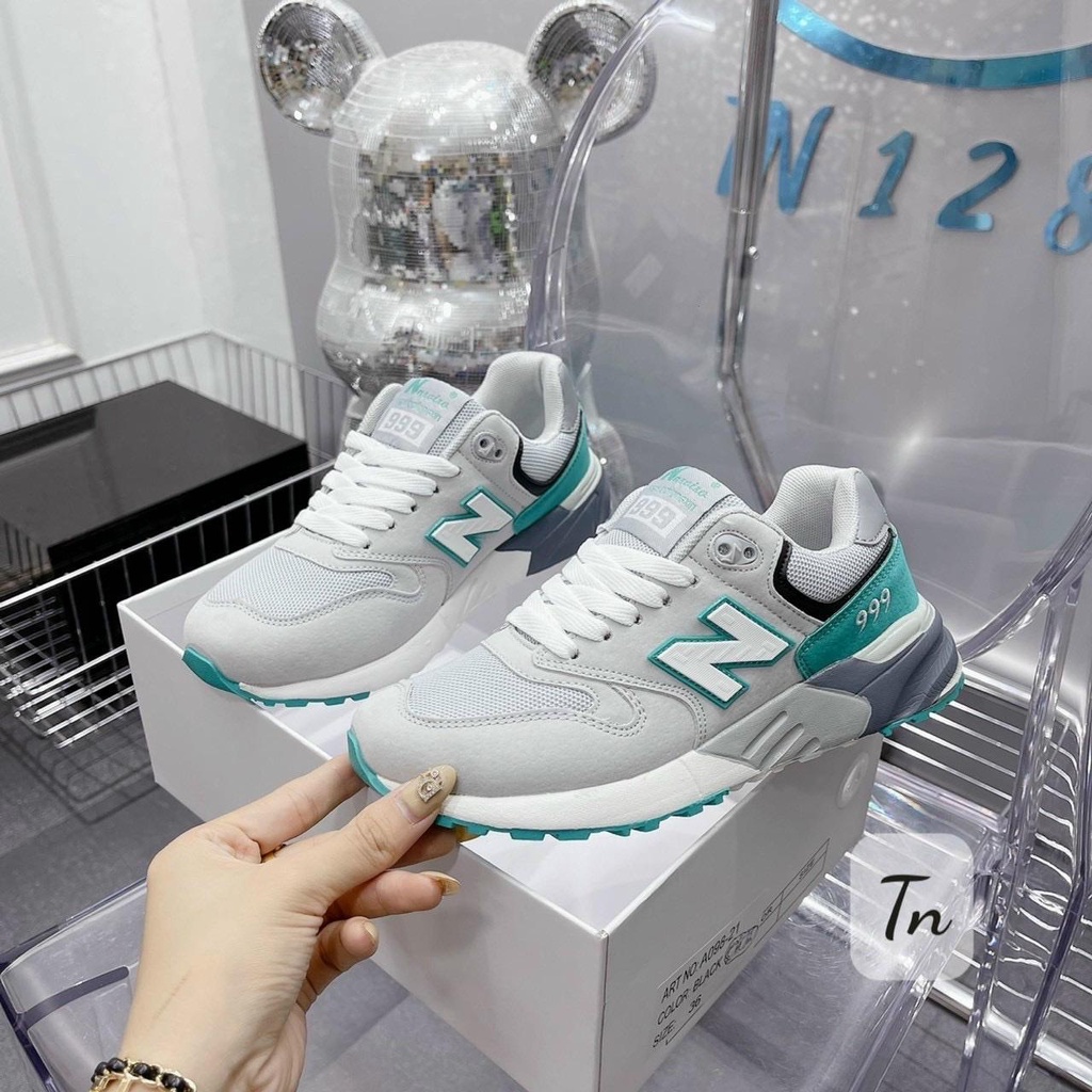 GIÀY THỂ THAO NỮ CAO CẤP NB SIÊU NHẸ ÊM CHÂN NÂNG ĐÊ