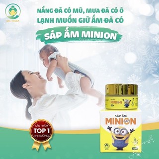 Sáp ấm minion - giữ ấm cơ thể bé, chống khô da, phòng cảm lạnh - chính hãng