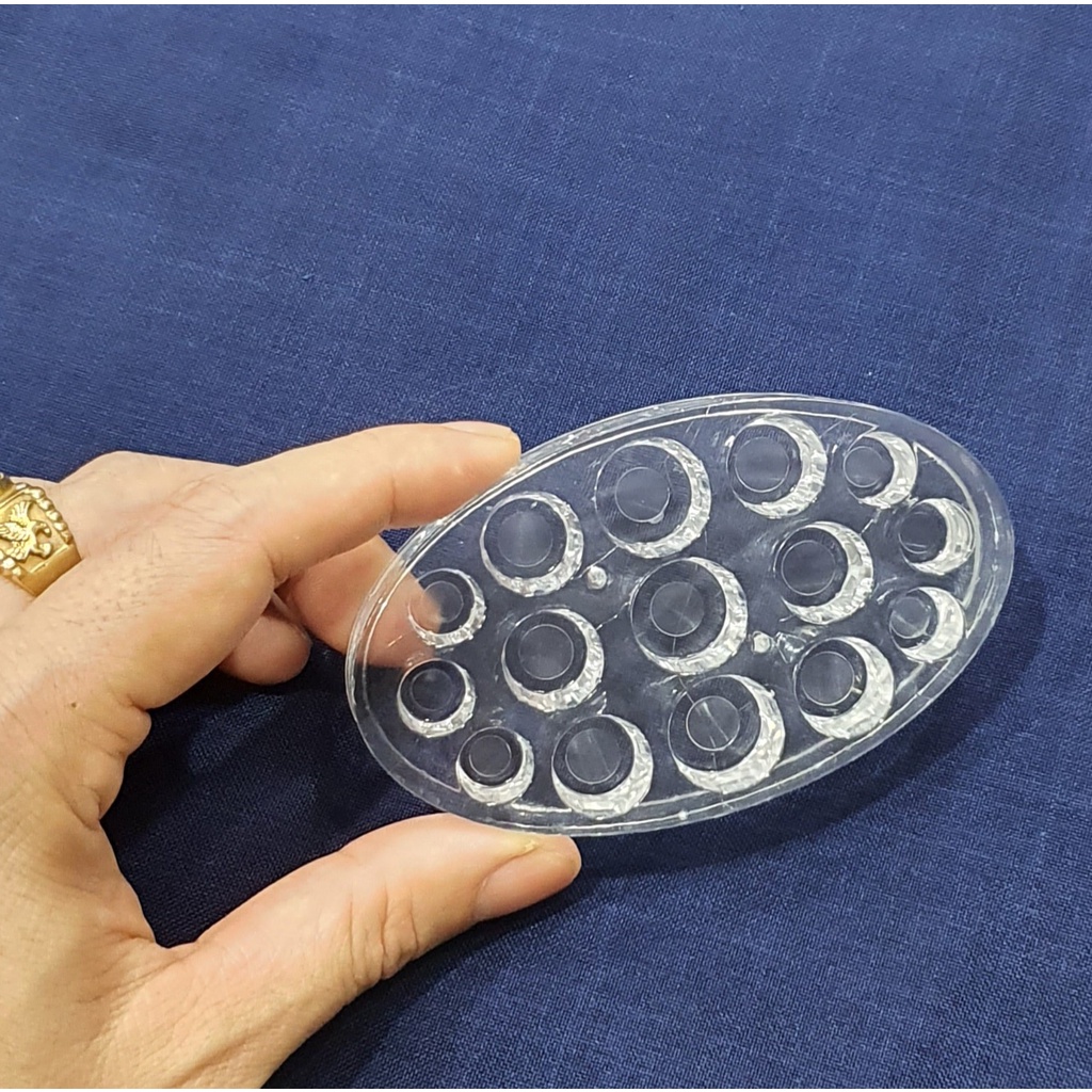 Đế mica trong suốt hình tròn, hình oval, hình chữ nhật, hình vuông dùng đựng chum mực xăm giá rẻ tiện dụng