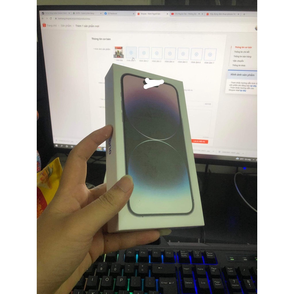Vỏ hộp điện thoại ip trưng bày cửa hàng full mã full màu