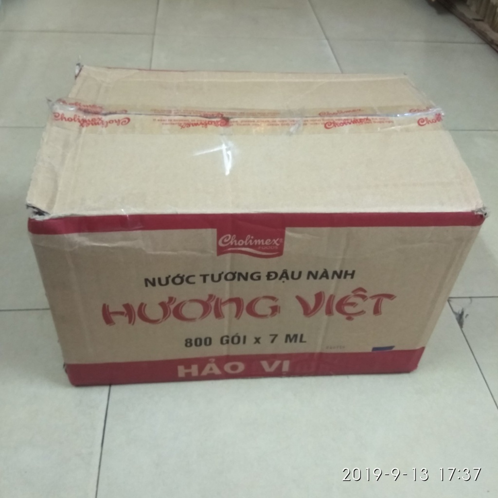Thùng Nước tương gói nhỏ Cholimex - Nước tương Hương việt - Nước tương gói Hảo vị