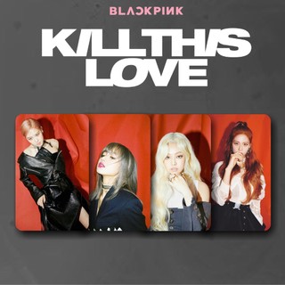 Set 4 card kill this love blackpink 1 mặt