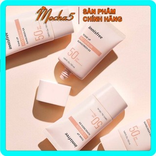 KCN kem chống nắng Innisfree TONE UP NO SEBUM SPF50+ lên tone trắng hồng 50ml mẫu mới 2022