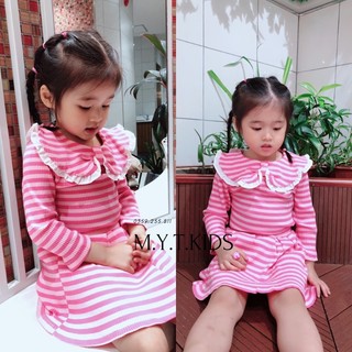 Váy Len Bé Gái Cổ Bèo Mytkids