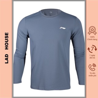 Áo giữ nhiệt nam cao cấp thương hiệu LINING, áo thun dài tay nam li-ning giữ ấm cho cơ thể