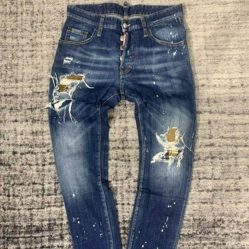 MẪU HOT Quần Dsq 2003 vá vàng siêu hót màu chuẩn auth LA 1-1