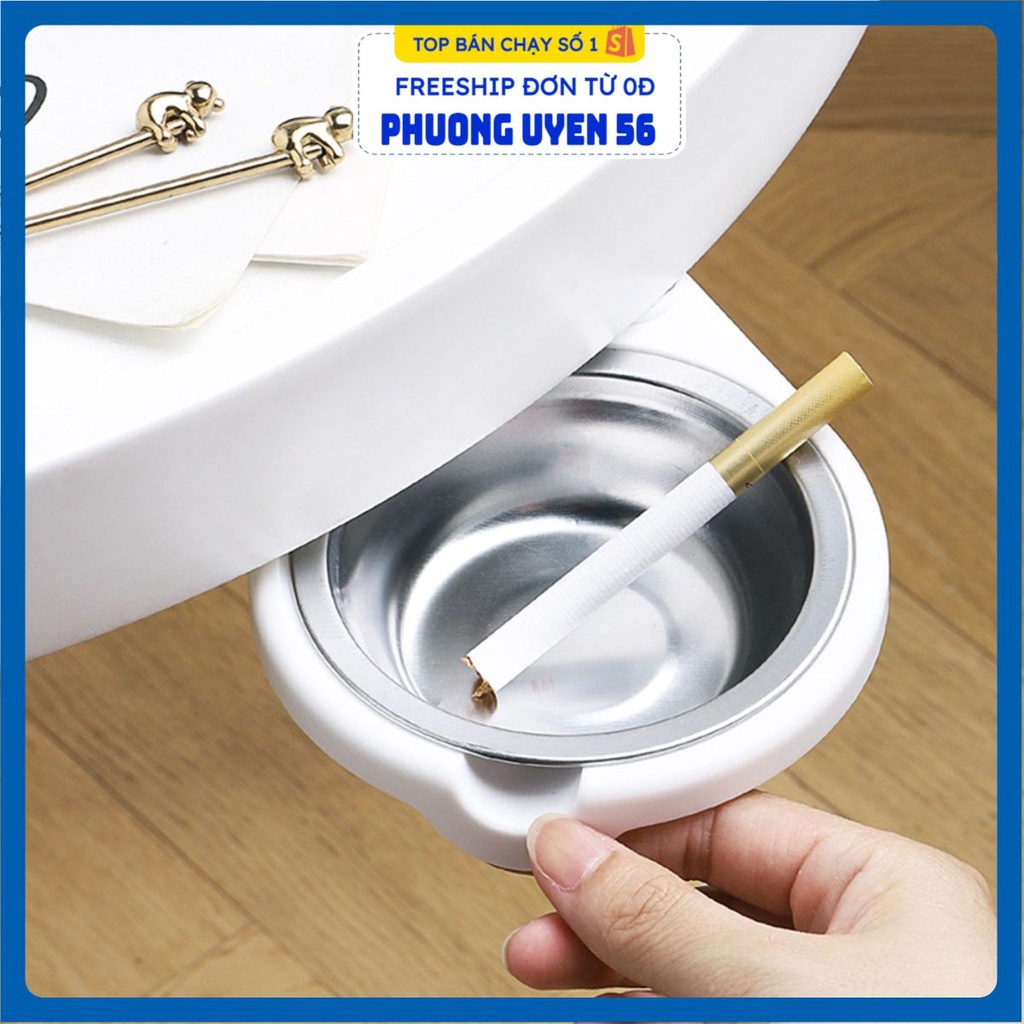 Khay Để Gạt Tàn Dưới Bàn Giấu Siêu Thông Minh - Dễ Dàng Vệ Sinh