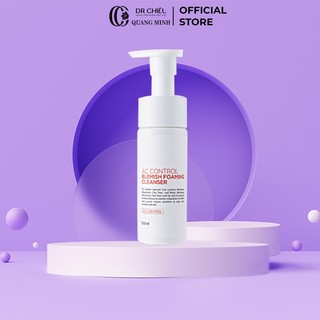 Sữa rửa mặt dạng bọt dành cho da dầu, mụn ac control blemish foaming cleanser goodndoc 150ml