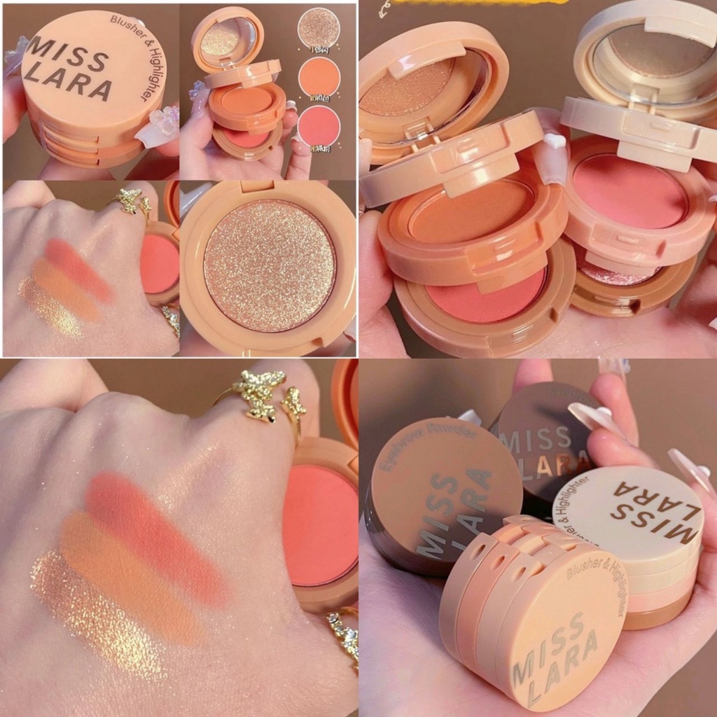 Phấn Mắt Kèm Má 3 Tầng MISS LARA NO.MS-53