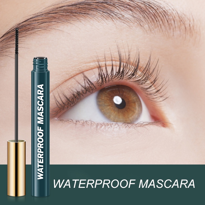 Bộ mỹ phẩm trang điểm DERF gồm bút kẻ mắt + mascara chống thấm nước + bấm cong mi chuyên dụng