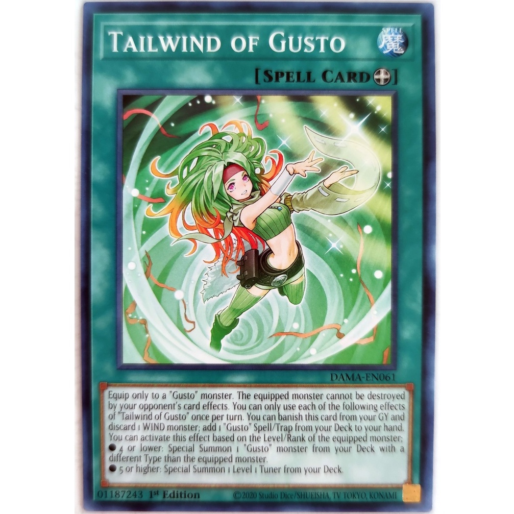 [Thẻ Yugioh] Tailwind of Gusto |EN| Common