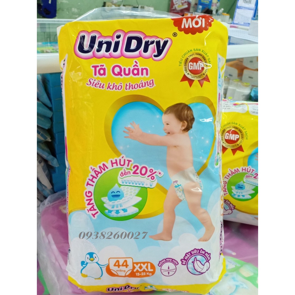 Tã Quần Unidry size L54/XL48/XXL44