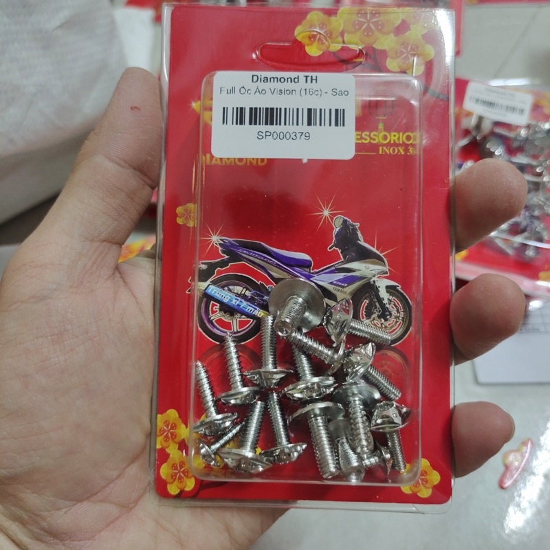 Bộ ốc dàn áo cho xe Ex150 Ex155 Ex135 Ex2010 inox304