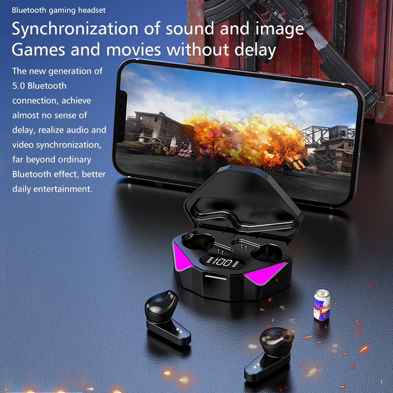 Tai Nghe Nhét Trong X15 TWS Bluetooth Không Dây Âm Thanh Nổi HIFI Chất Lượng Cao Tích Hợp Mic Cho Iphone14 XIaomi