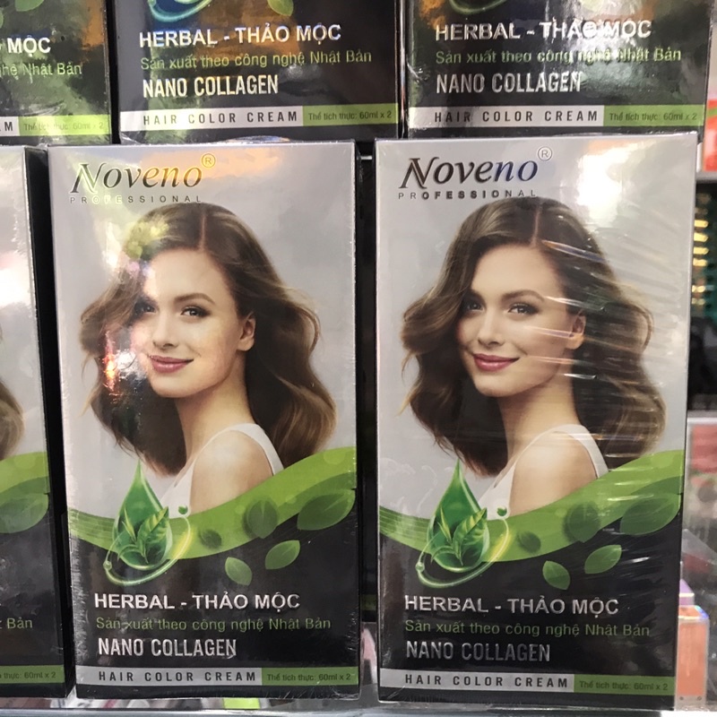 Nhuộm Tóc Phủ Bạc Noveno Thảo Dược Hương Thơm 12 màu