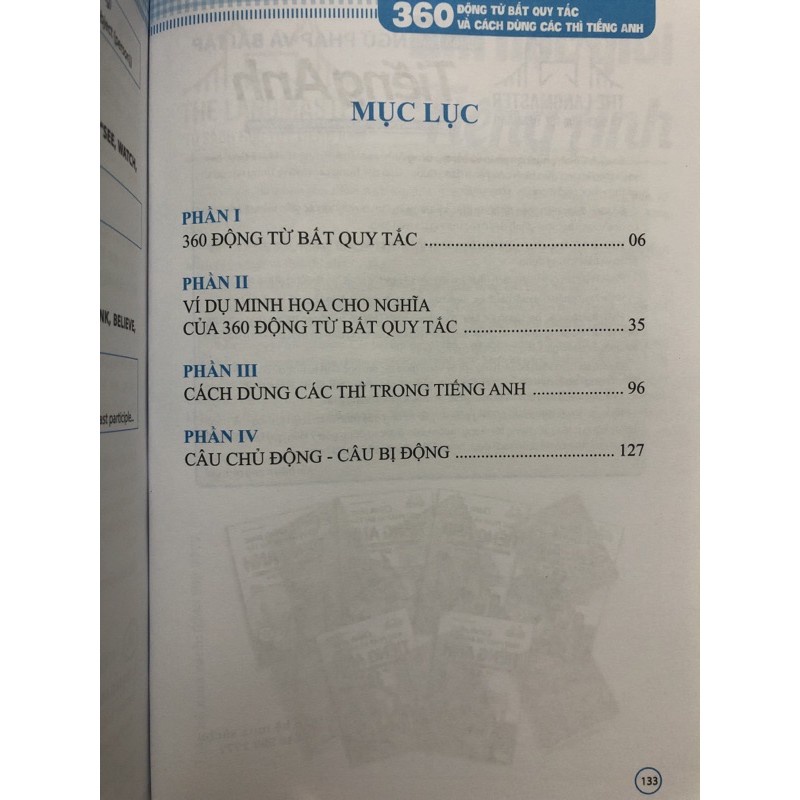 Sách - The langmaster - 360 động từ bất quy tắc và cách dùng thì tiếng Anh - Bìa màu