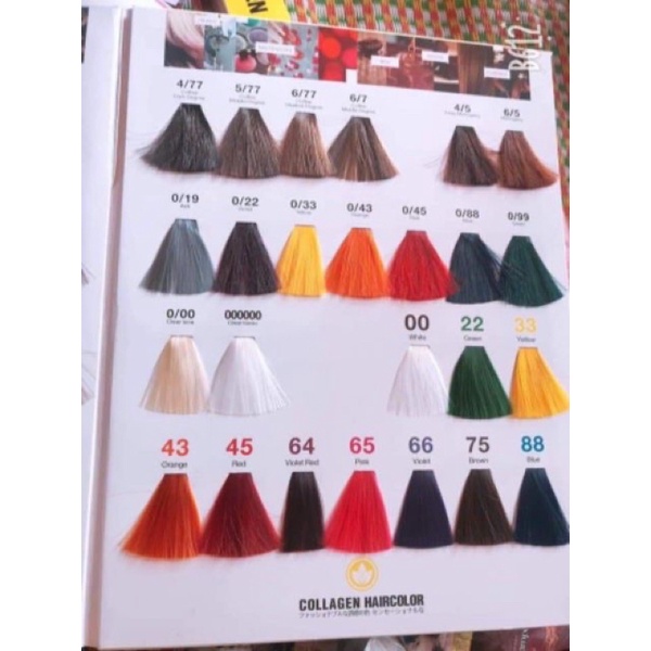 Kem nhuộm tóc Colagen