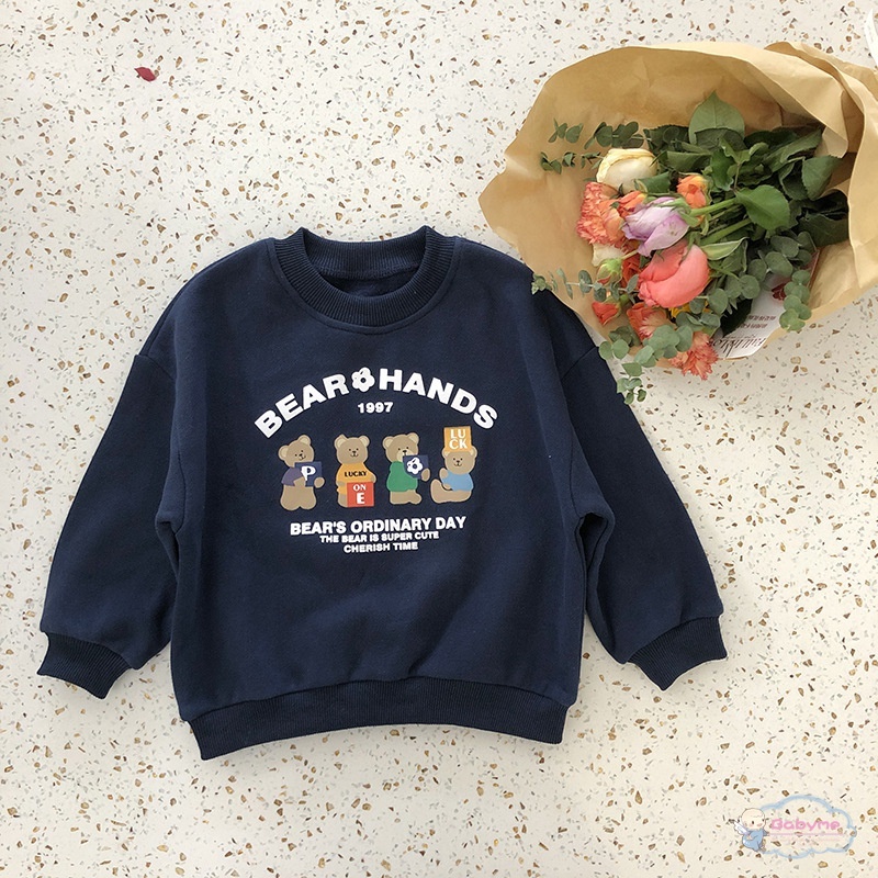 Áo Sweater Phong Cách Hàn Quốc Xinh Xắn Cho Bé