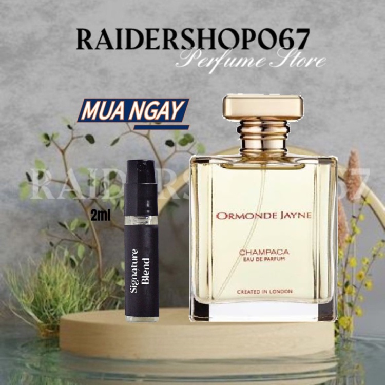 Nước hoa Unisex Ormonde Jayne Champaca EDP 5ml/10ml/20ml