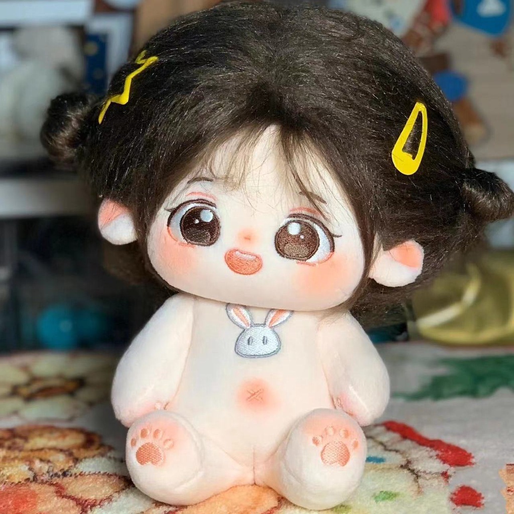 Búp Bê Nhồi Bông Vải Cotton 20cm Hình Hạt Dẻ Dễ Thương Cho Bé Gái diy