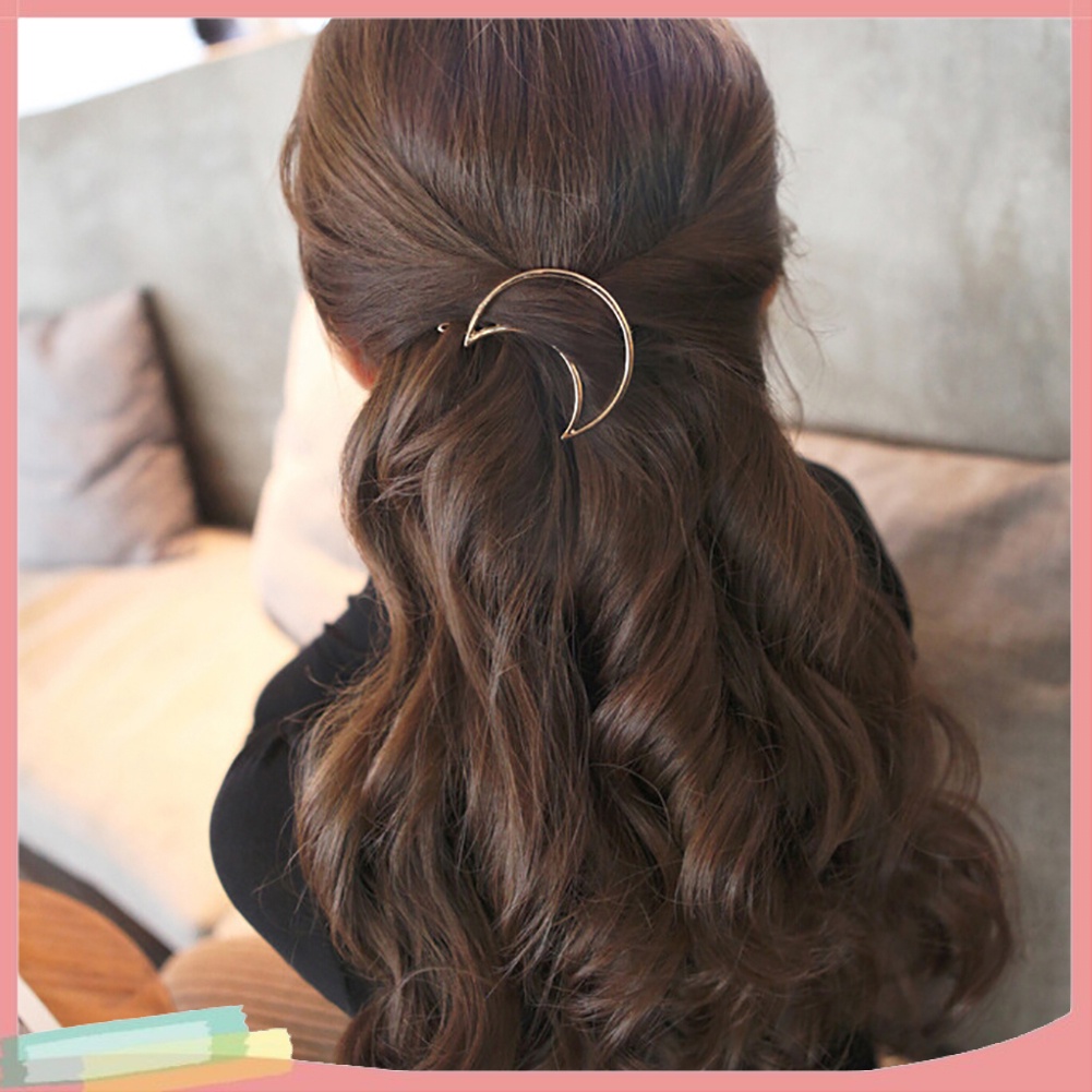 Kẹp tóc thiết kế hình học sáng tạo cho nữ