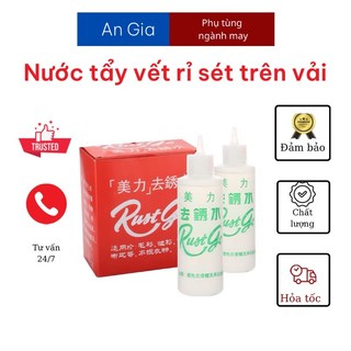 Nước tẩy rỉ sét ố rỉ quần áo trên vải Rust Go