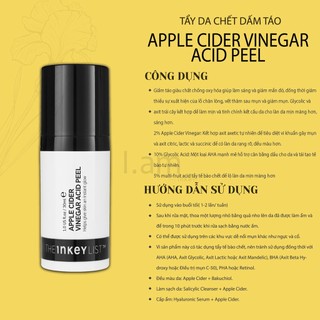 (BILL CANADA) Tẩy da chết dấm táo Apple Cider Vineger Acid Peel The INKEY List